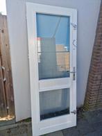 Meerdere gebruikte hardhouten buitendeuren, diverse maten, Ophalen, Gebruikt, 80 tot 100 cm, Buitendeur