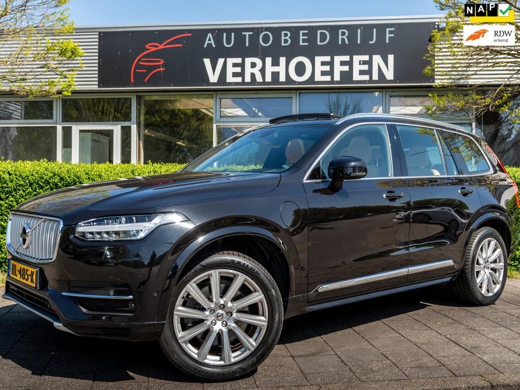 Volvo XC90 2.0 T8 Twin Engine AWD Inscription - PANORAMA - B, Gebruikt, 1969 cc, Zwart, Bedrijf