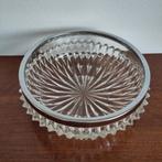 Kristallen schaal Indiana Glass, Diamond Point patroon, Ophalen of Verzenden, Zo goed als nieuw, Overig