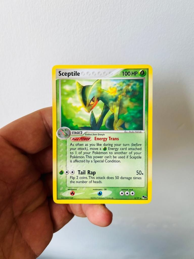 Sceptile 5/17 POP 4 Series Promo Pokemon, Verzenden, Zo goed als nieuw, Losse kaart, Foil