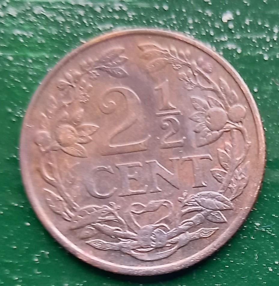 Twee en halve cent 1941, Postzegels en Munten, Munten | Nederland, Ophalen of Verzenden, Koningin Wilhelmina, Overige waardes