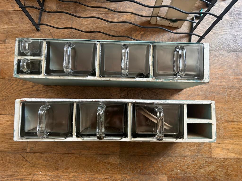 Gruttersbakken Piet Zwart, inc glazen bakjes., Antiek en Kunst, Antiek | Keukenbenodigdheden, Ophalen