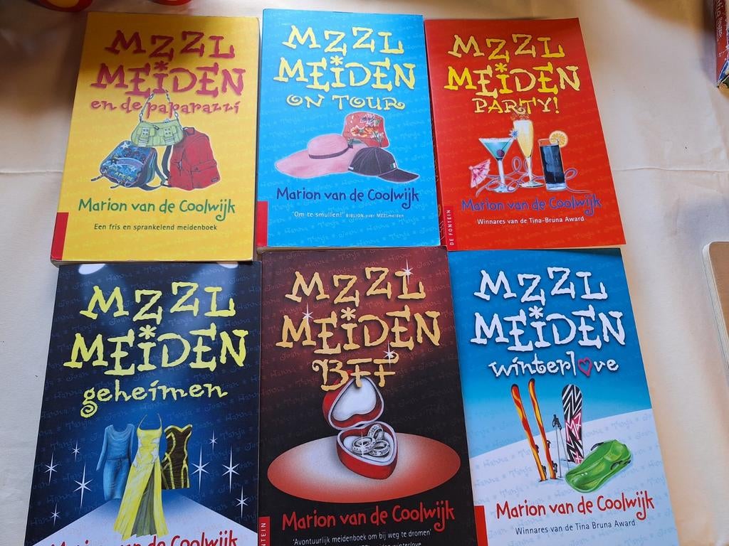 MZZL Meiden boeken van Marion van de Coolwijk (6 stuks), Boeken, Ophalen of Verzenden