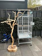 Vogel kooi groot, Ophalen, Gebruikt, Metaal, Vogelkooi