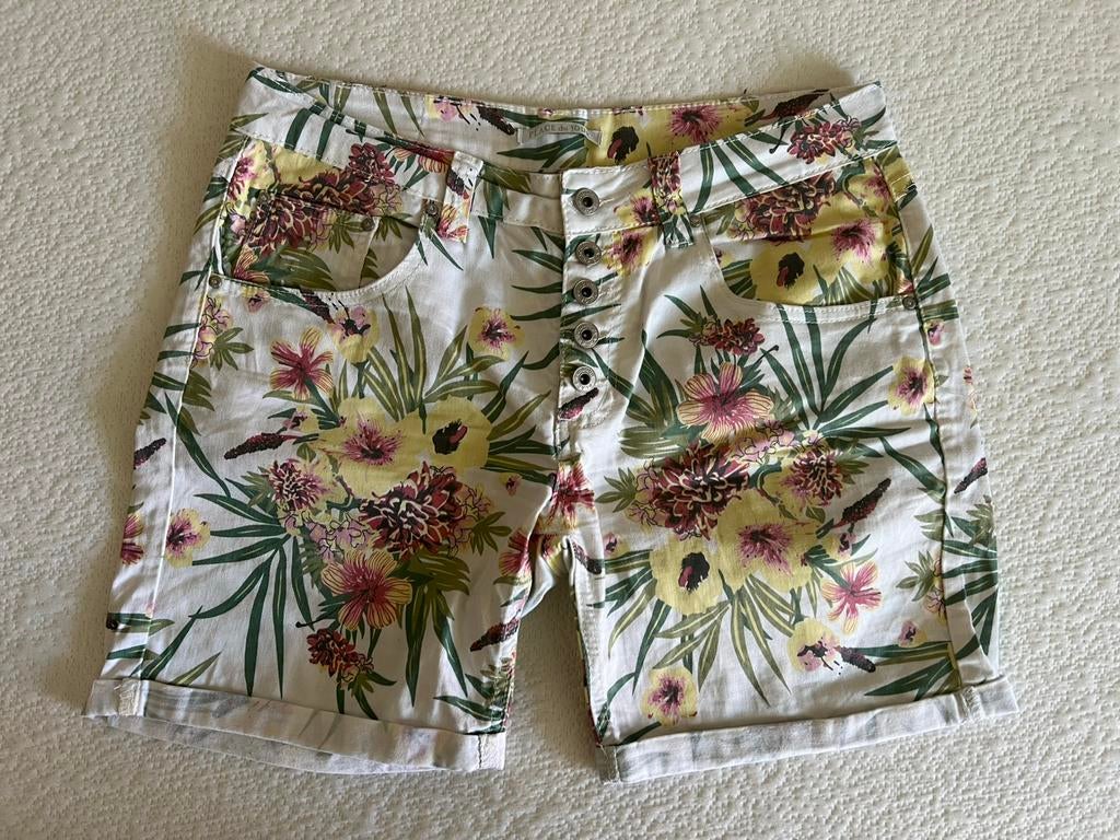 Place du Jour korte broek mt 42 stretch, Overige kleuren, Kort, Maat 42/44 (L), Ophalen of Verzenden