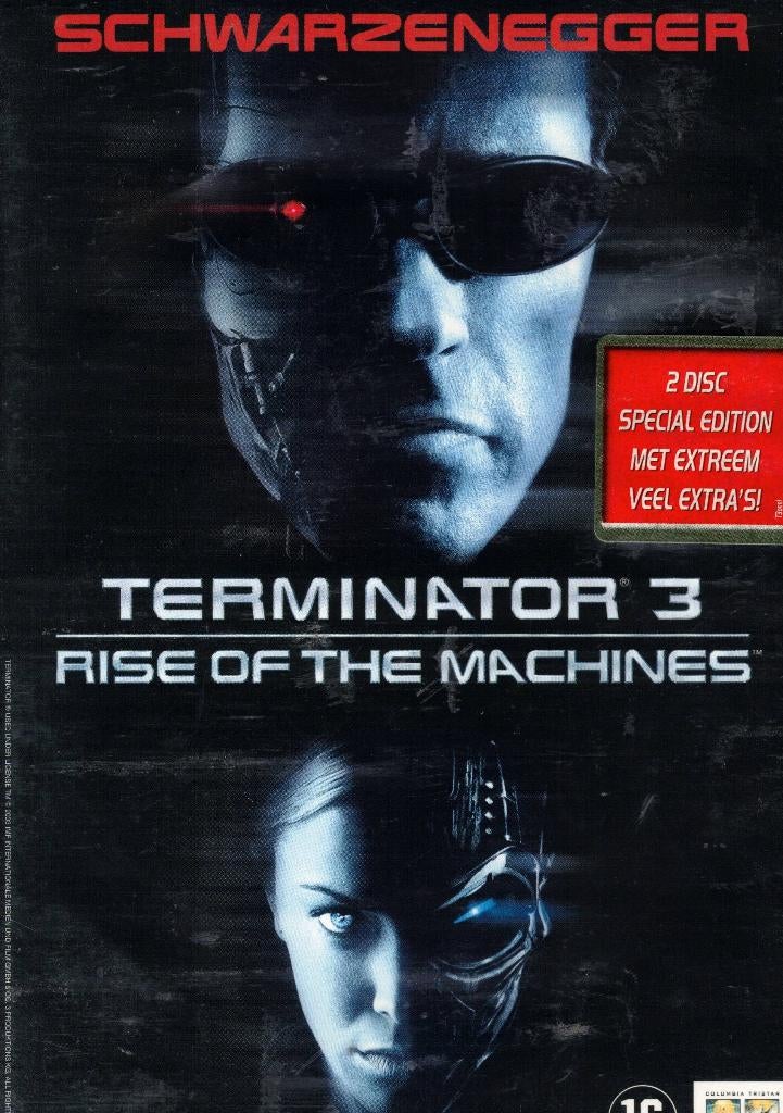 Terminator 3 - Arnold Schwarzenegger ( 2 DVD ), Vanaf 16 jaar, Ophalen of Verzenden, Zo goed als nieuw, Actie