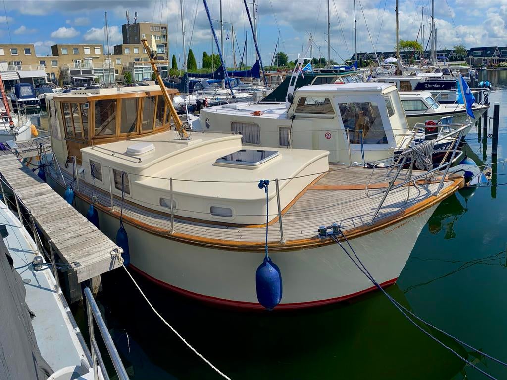 Van der Ven Kruiser 8.60 met teakdek en boegschroef, Watersport en Boten, Ophalen, Gebruikt, Binnenboordmotor, Diesel