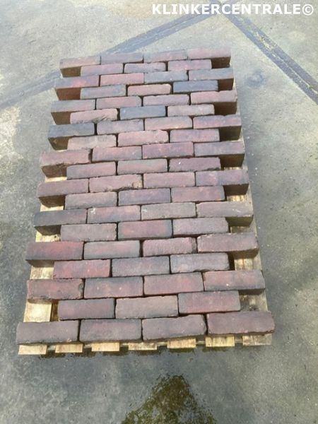 165m2 roos paars gebakken klinkers dikformaat straatstenen