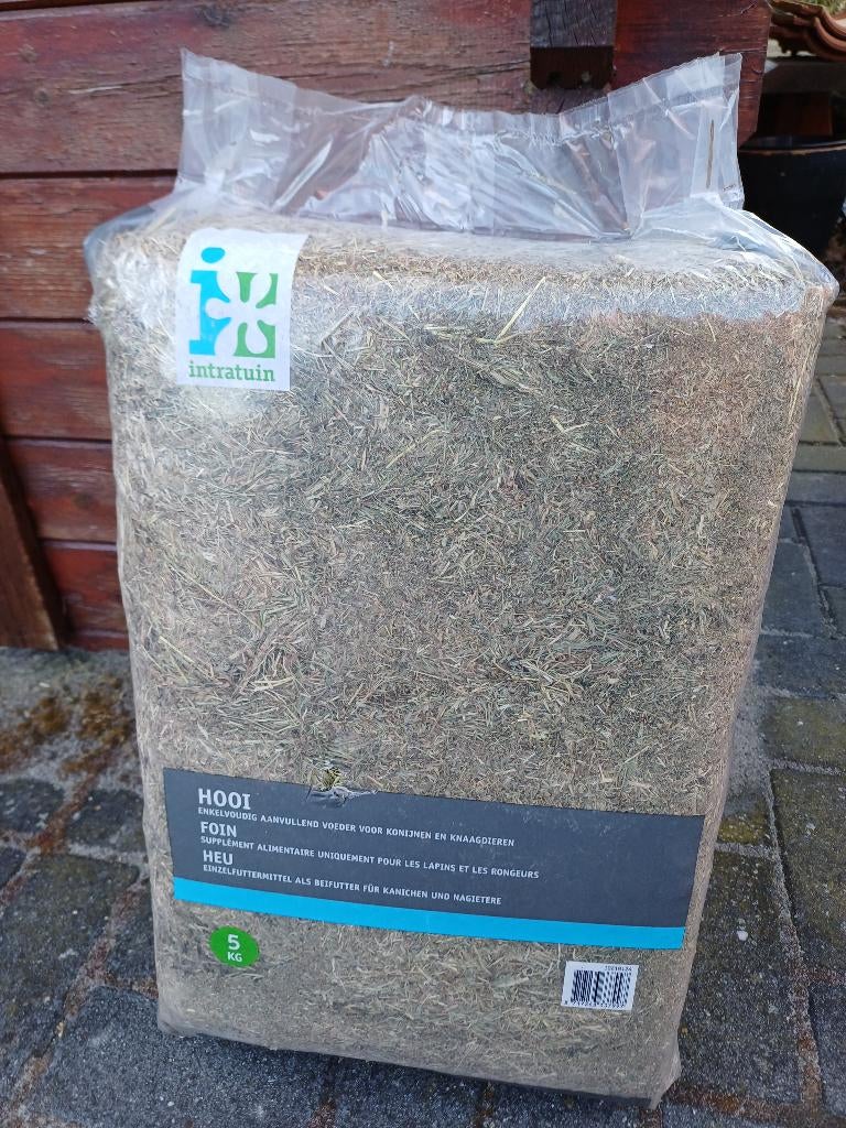 4 pakken van 5 kilo hooi te koop, Dieren en Toebehoren, Ophalen, Knaagdier of Konijn