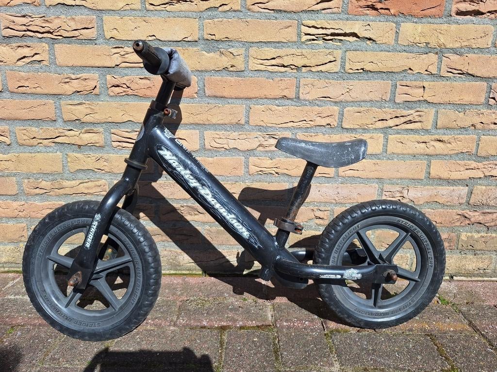 Zwarte Harley Davidson loopfiets, Ophalen of Verzenden, Gebruikt, Overige modellen