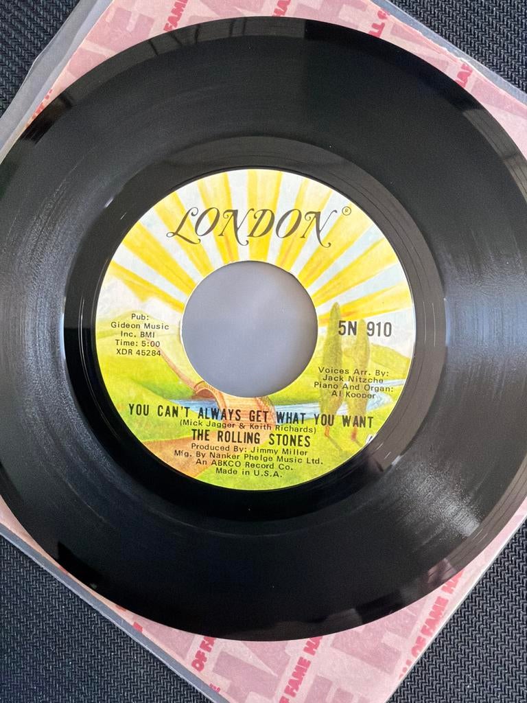 Rolling Stones ‘You Can't Always Get What You Want’, Gebruikt, 7 inch, Single, Ophalen of Verzenden