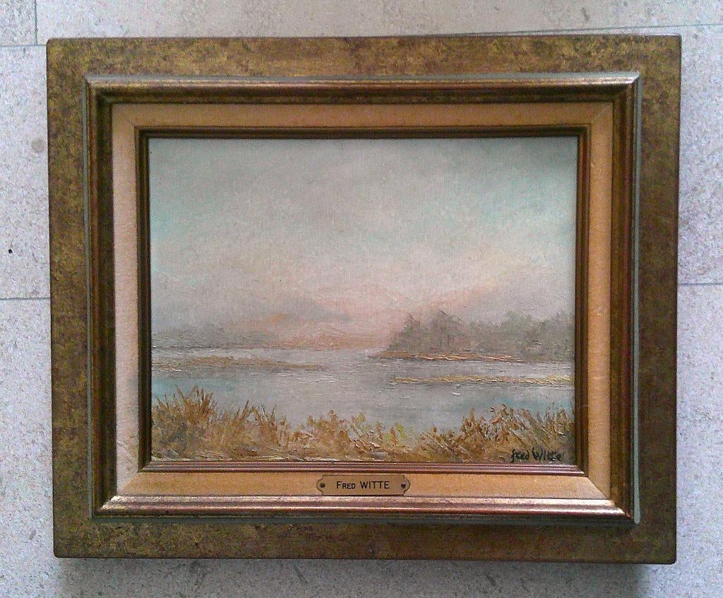 Meergezicht in de morgen - Camarque - Fred Witte geb.1920, Ophalen of Verzenden