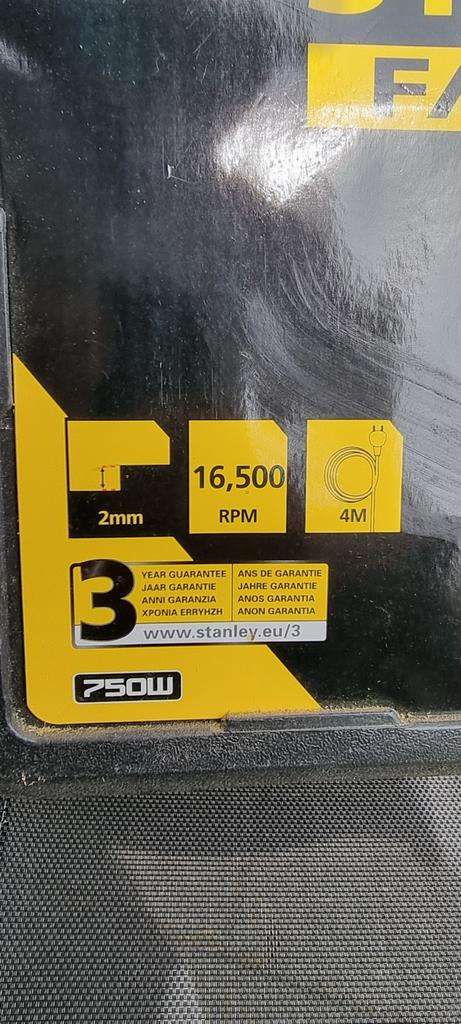 Stanley Fatmax schaafmachine met koffer - Zo goed als nieuw, Ophalen, Zo goed als nieuw, Elektrisch