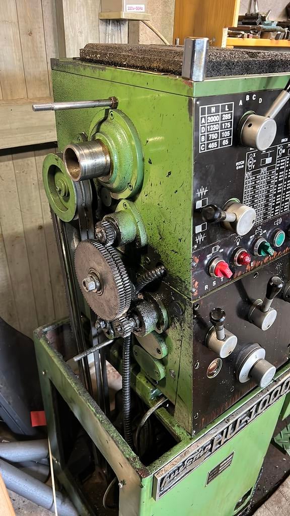 Draaibank metaal Huvema HU-1000, Ophalen, Gebruikt, Metaaldraaibank