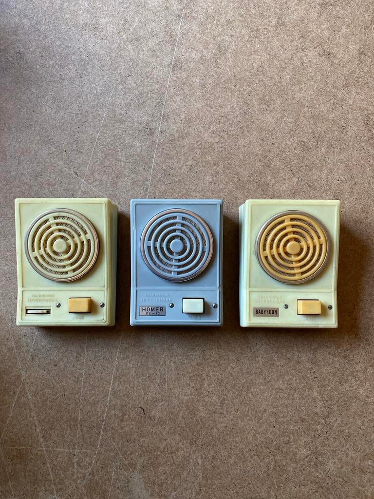 Vintage babyfoon set van 3, Ophalen, Gebruikt