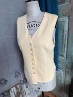 Mooie zacht gele gilet van Laurel 38, Kleding | Dames, Ophalen of Verzenden, Zo goed als nieuw, Maat 38/40 (M), Geel