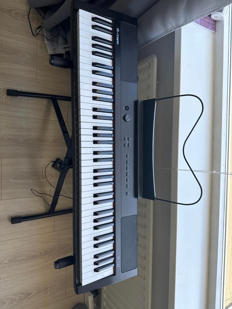 Thomson SP-120 Digitale Piano - Zo goed als nieuw, Ophalen, Zwart, Digitaal, Zo goed als nieuw
