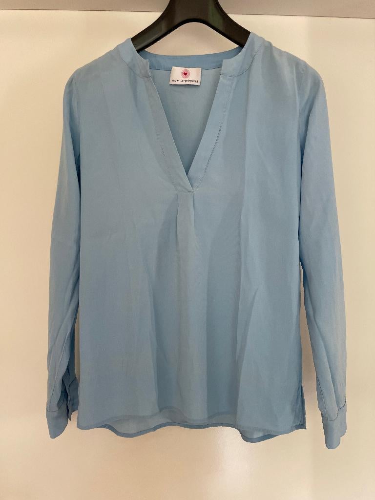 Herzens Angelegenheit: z.g.a.n. zijden bloes maat S, Herzens Angelegenheit, Zo goed als nieuw, Maat 36 (S), Verzenden