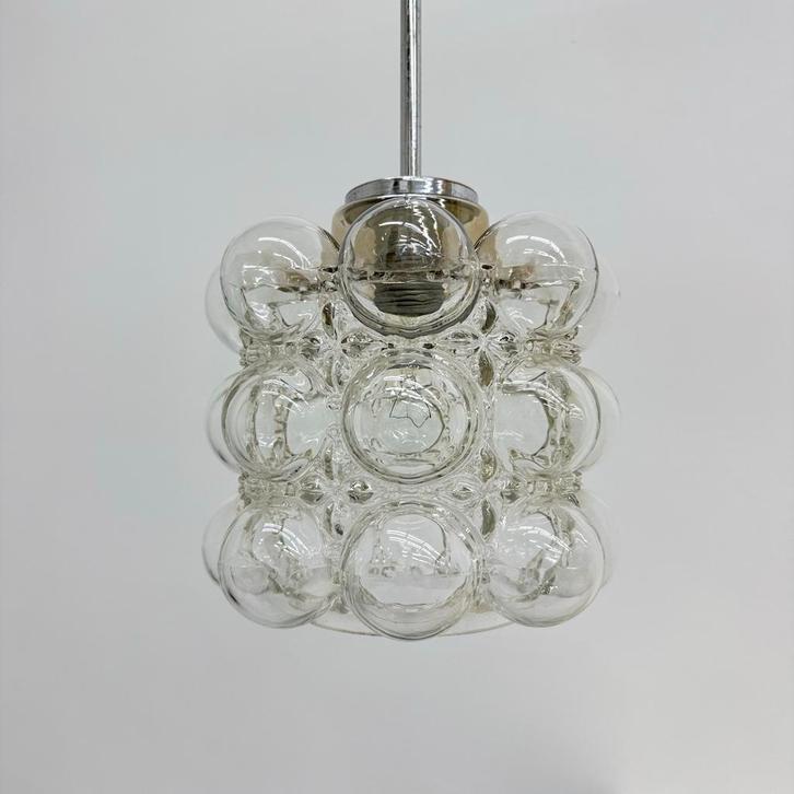 Helena Tynell Bubble Hanglamp Limburg Glashütte Jaren '70, Huis en Inrichting, Lampen | Hanglampen, Zo goed als nieuw, Minder dan 50 cm
