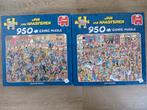 2x Jan van Haasteren 950, Ophalen of Verzenden, 500 t/m 1500 stukjes, Zo goed als nieuw, Legpuzzel