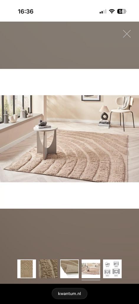 Vloerkleed japandi, Huis en Inrichting, Ophalen, Zo goed als nieuw, Rechthoekig, 200 cm of meer