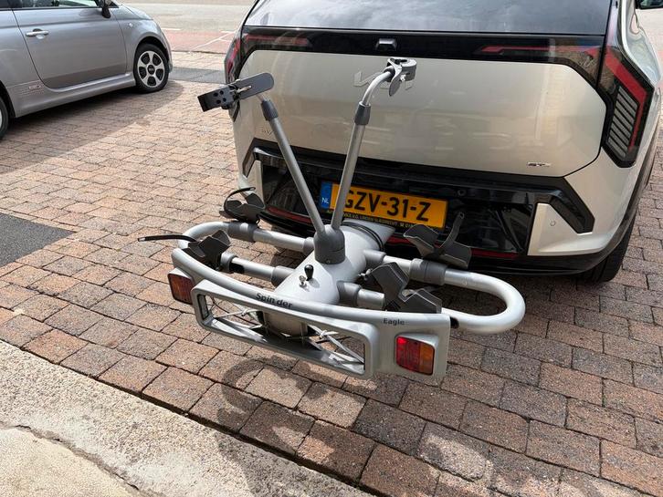 Spinder Eagle Fietsendrager - 35 kg per fiets, Auto diversen, Fietsendragers, Gebruikt, Trekhaakdrager, 2 fietsen, Elektrische fiets