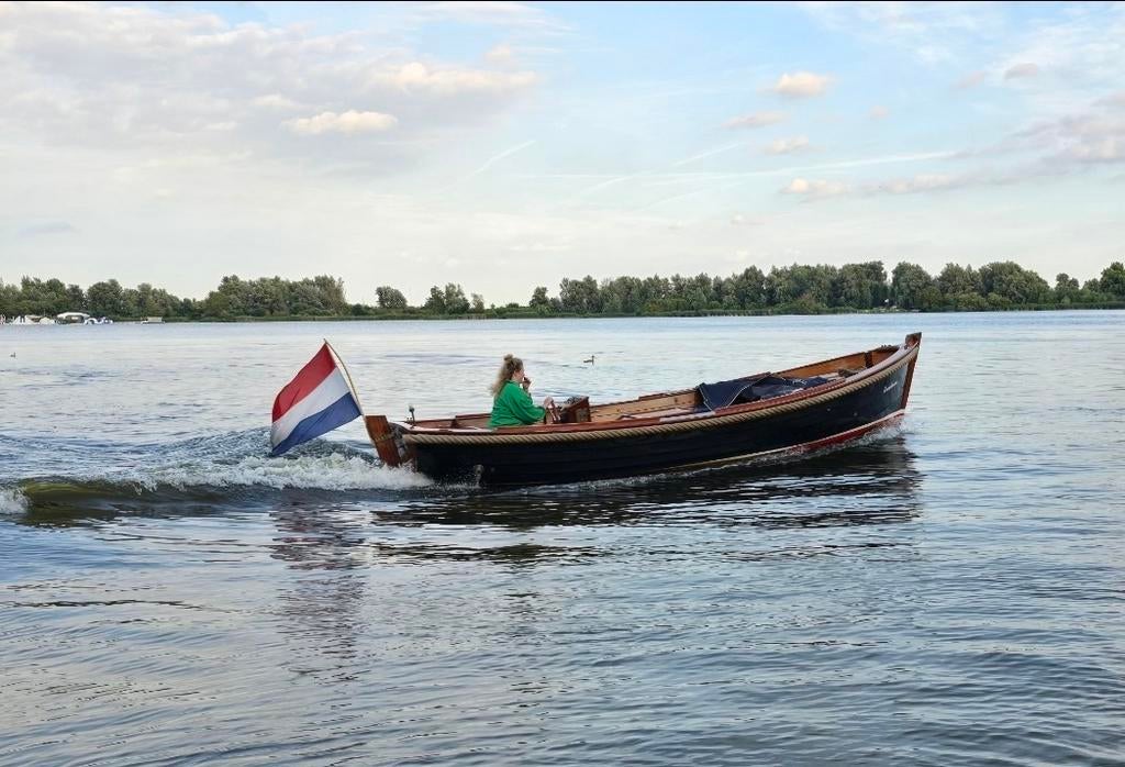 Makma Orient met hardhouten kuip, Watersport en Boten, Sloepen, 10 tot 30 pk, Gebruikt, Binnenboordmotor, 6 meter of meer