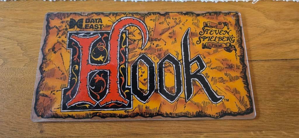 NOS originele Data East Hook pinball topper plastic – Steven, Verzamelen, Automaten | Flipperkasten, Ophalen of Verzenden, Gebruikt