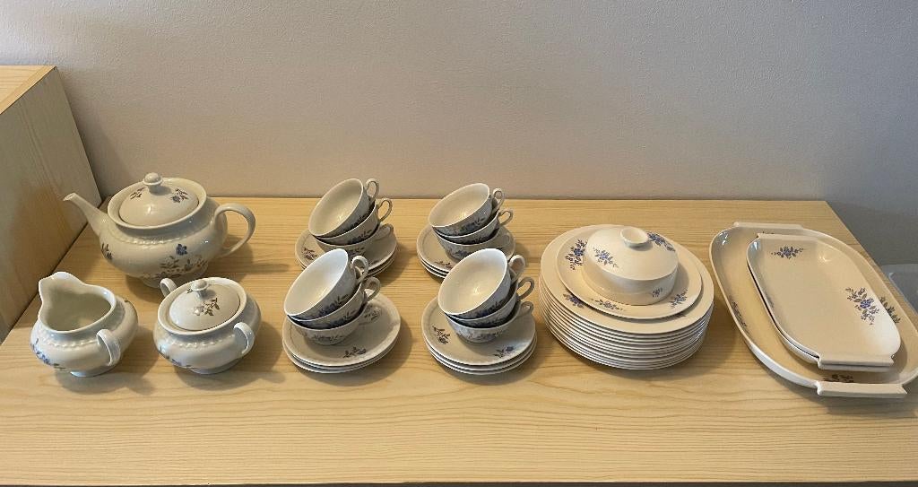 Antiek Mosa porselein Thee & Ontbijtservies, Ophalen, Overige typen, Zo goed als nieuw, Overige stijlen
