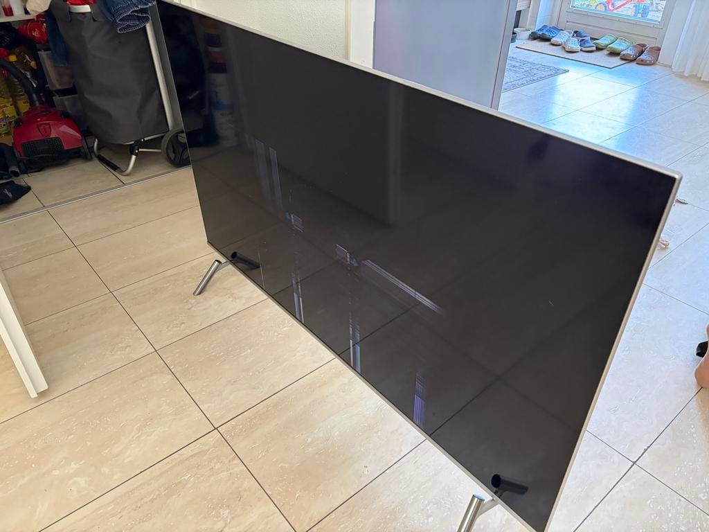 Samsung 55 inch TV - Scherm defect (strepen), Audio, Tv en Foto, Televisies, Ophalen, 50 Hz, Samsung, 100 cm of meer