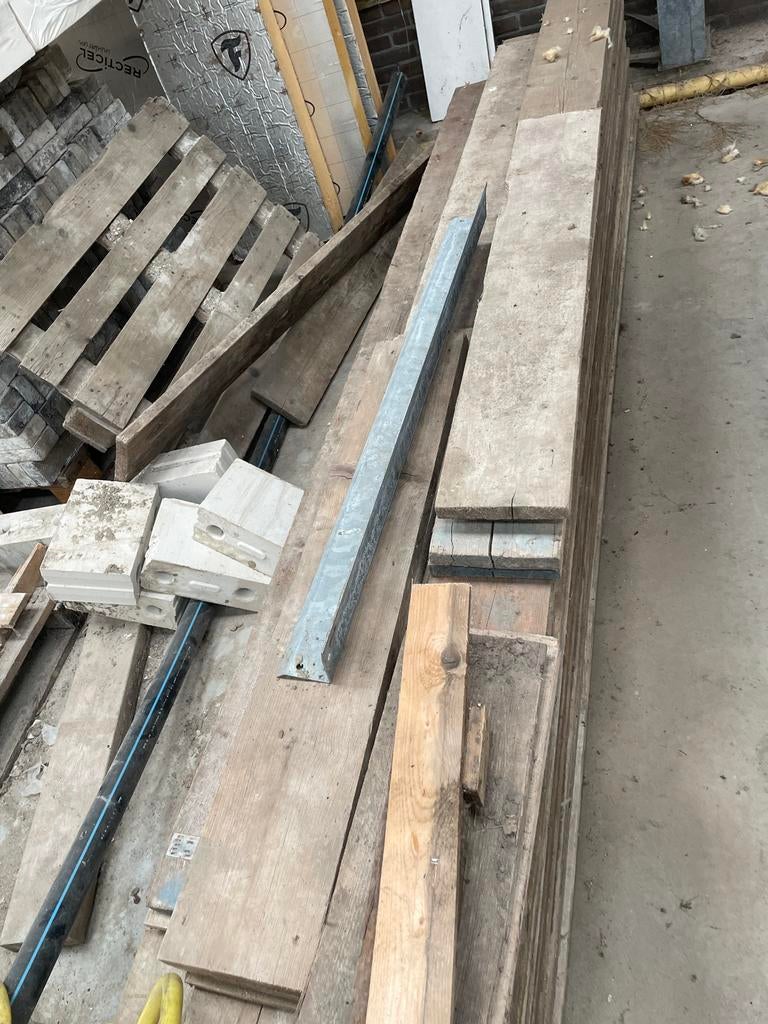Gebruikte Steigerplanken - Diverse Lengtes en Maten, Gebruikt, 25 tot 50 mm, Ophalen of Verzenden, Plank