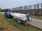 ELAN 401 met YAMAHA 4-takt en PEGA boottrailer compleet set, Ophalen, Gebruikt, Tot 10 pk, 3 tot 6 meter