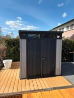 Keter tuinhuis berging Artisan 77  218 x 214 x 226 cm, Ophalen, Zo goed als nieuw, Kunststof, Overige typen