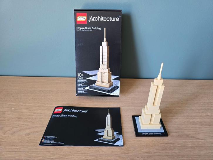Lego Architecture 21002 Empire State Building, Kinderen en Baby's, Speelgoed | Duplo en Lego, Zo goed als nieuw, Lego, Complete set