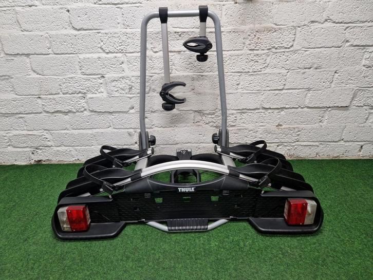 Nette Thule EuroWay 921 fietsendrager GRATIS VERZENDING, Auto diversen, Fietsendragers, Zo goed als nieuw, Trekhaakdrager, 2 fietsen