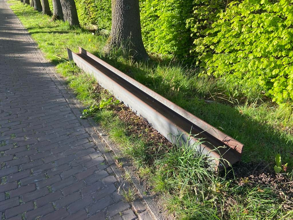 Stalen HEB 300 balk - 4,60m lang, Doe-het-zelf en Verbouw, Metalen, Ophalen, Gebruikt, IJzer