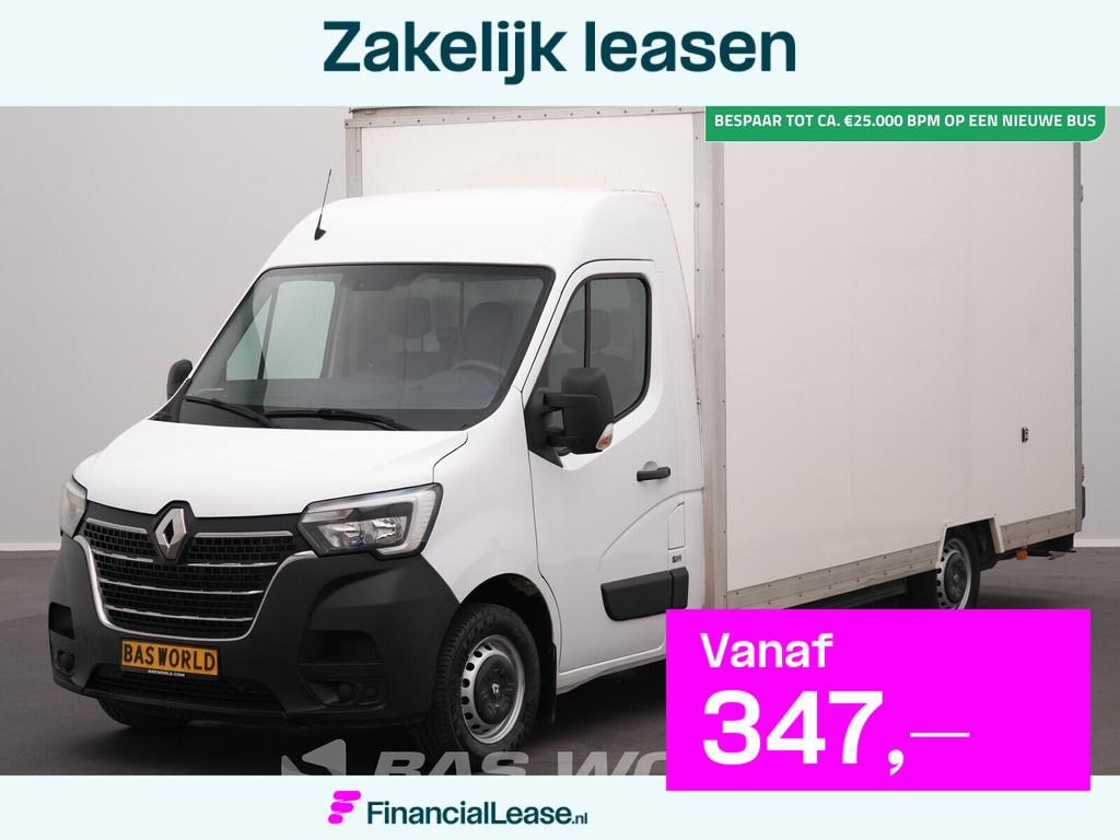Renault Master 145PK Lowliner Bakwagen LED Navi Airco Cruise, 145 pk, Stof, Gebruikt, Euro 6