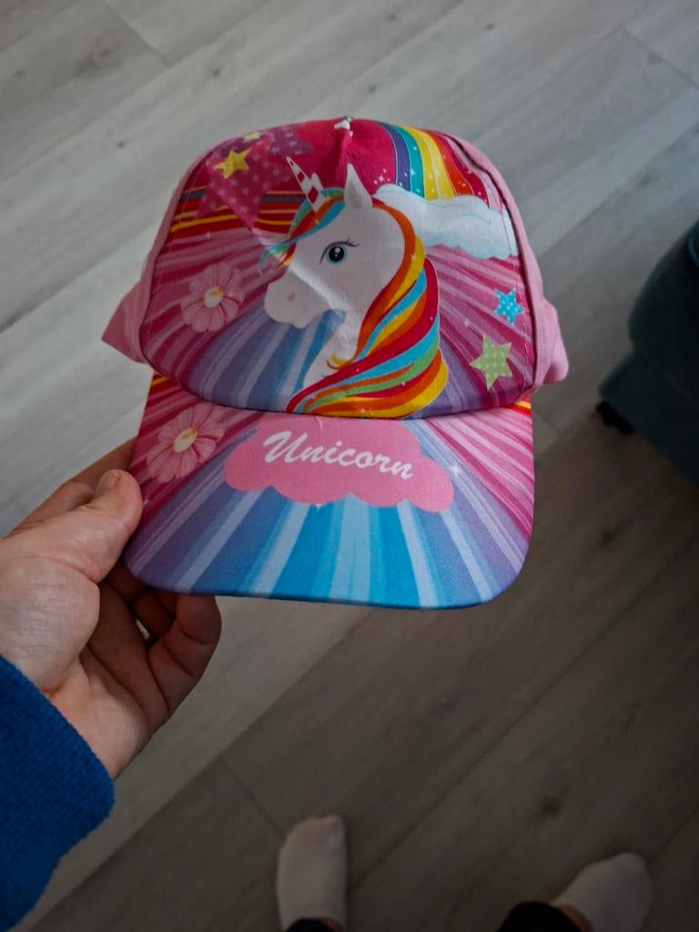 Nieuwe pet met unicorn, Kinderen en Baby's, Kinderkleding | Petten en Hoeden, Verzenden, Nieuw, Meisje, Pet