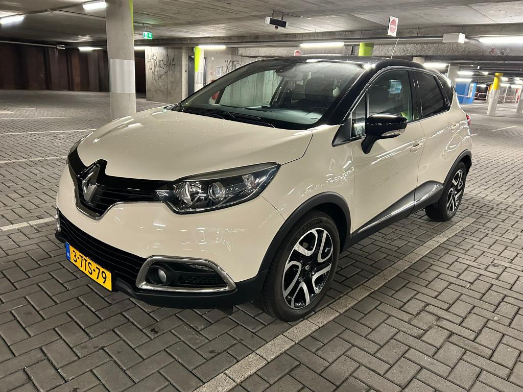 Renault Captur 0.9 TCE 90 2014 Wit, Auto's, Renault, Voorwielaandrijving, 898 cc, Stof, Origineel Nederlands