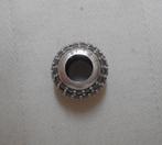 Zilveren Pandora bedel met steentjes Bloem nr.849, Sieraden, Tassen en Uiterlijk, Bedels, Verzenden, Pandora, Zo goed als nieuw