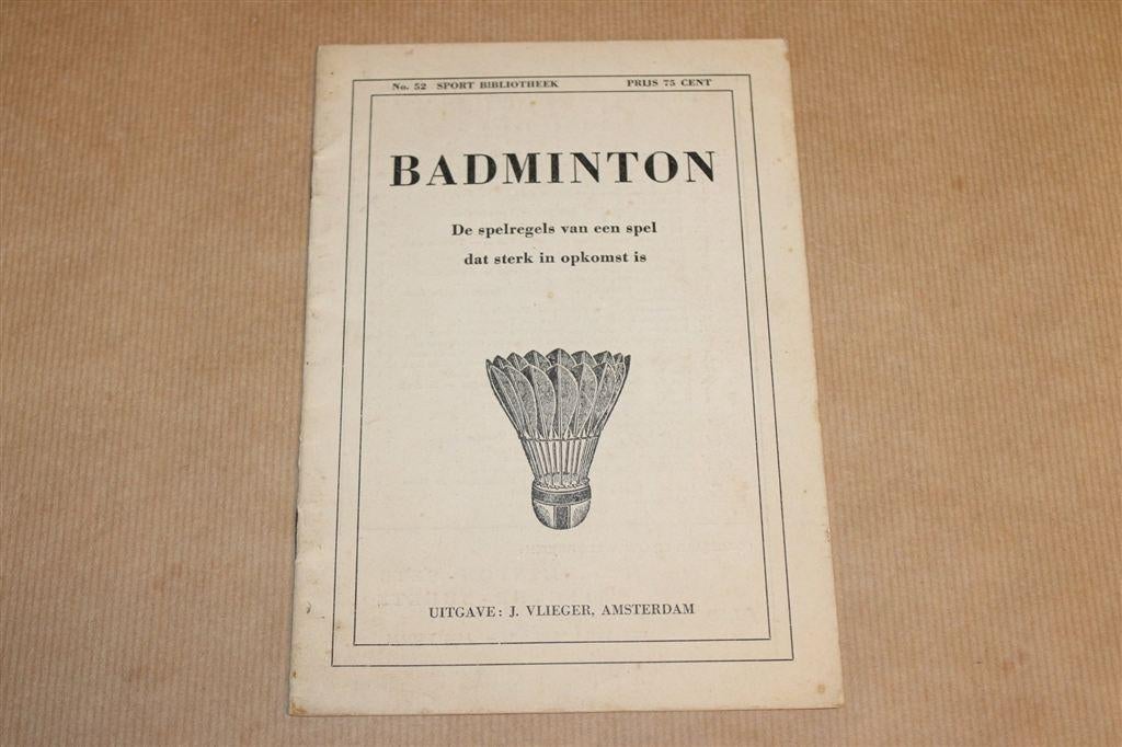 Badminton Spelregels — Vintage Boekje ca. 1960, Ophalen of Verzenden, Gelezen, Watersport en Hengelsport
