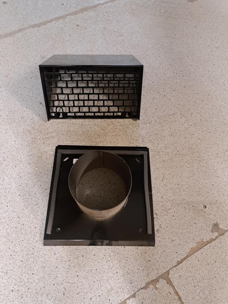 Muurdoorvoer ventilatie met rooster, Doe-het-zelf en Verbouw, Ophalen, Gebruikt, Ventilator