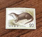 Japan 1974 otter dieren postzegel postfris, Ophalen of Verzenden, Postfris, Oost-Azië