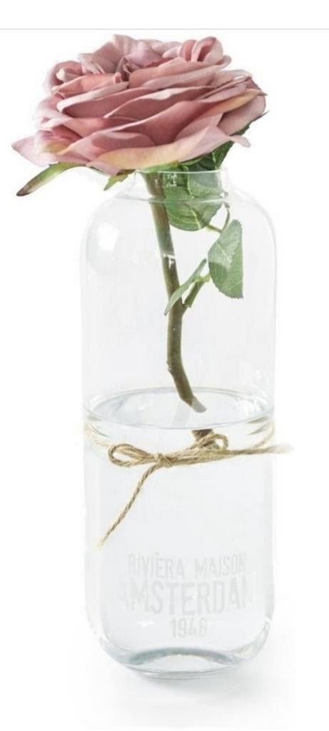 Riviera Maison Amsterdam vaas, Huis en Inrichting, Overige kleuren, Nieuw, Ophalen of Verzenden, Glas