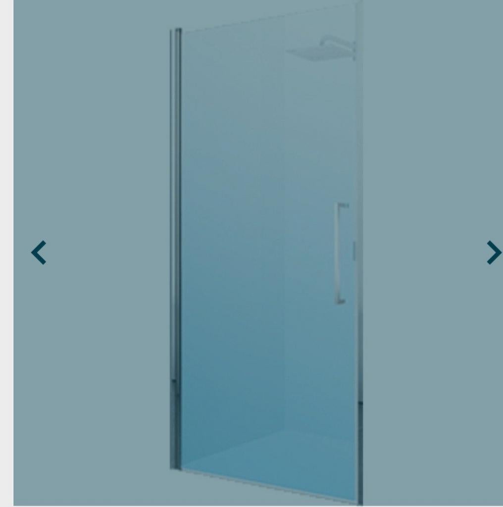 Te koop NIEUW Novellini Young 2.0 draaideur chroom helder g, Ophalen