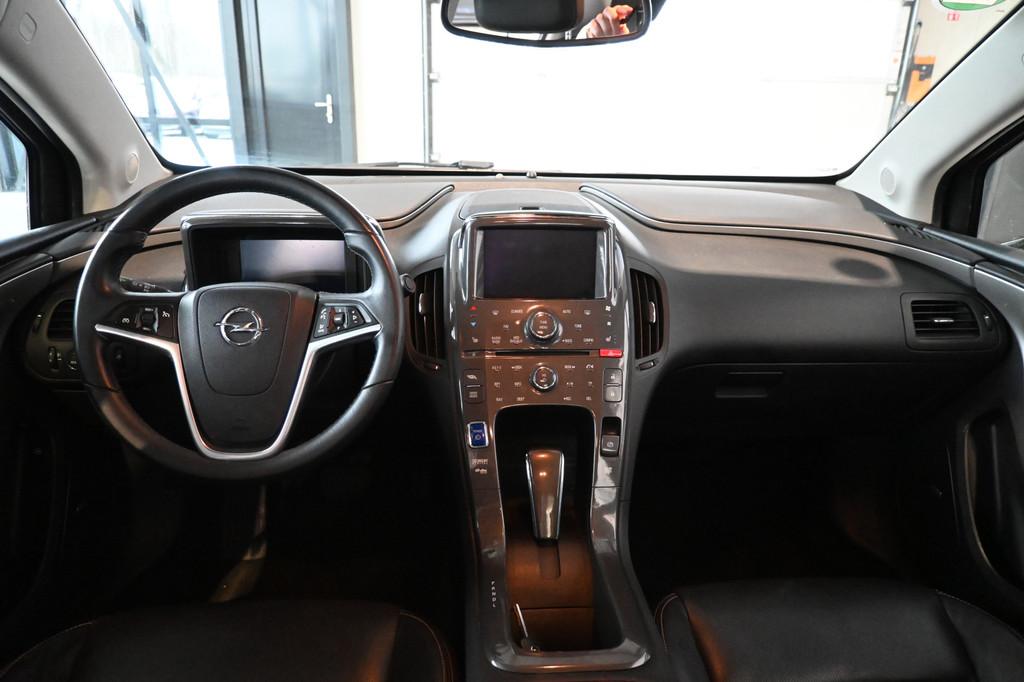 Opel Ampera 1.4 Cruise control Airco Navigatie PDC Stoelverw, Auto's, Opel, 4 cilinders, 4 stoelen, Wit, Hybride Elektrisch/Benzine