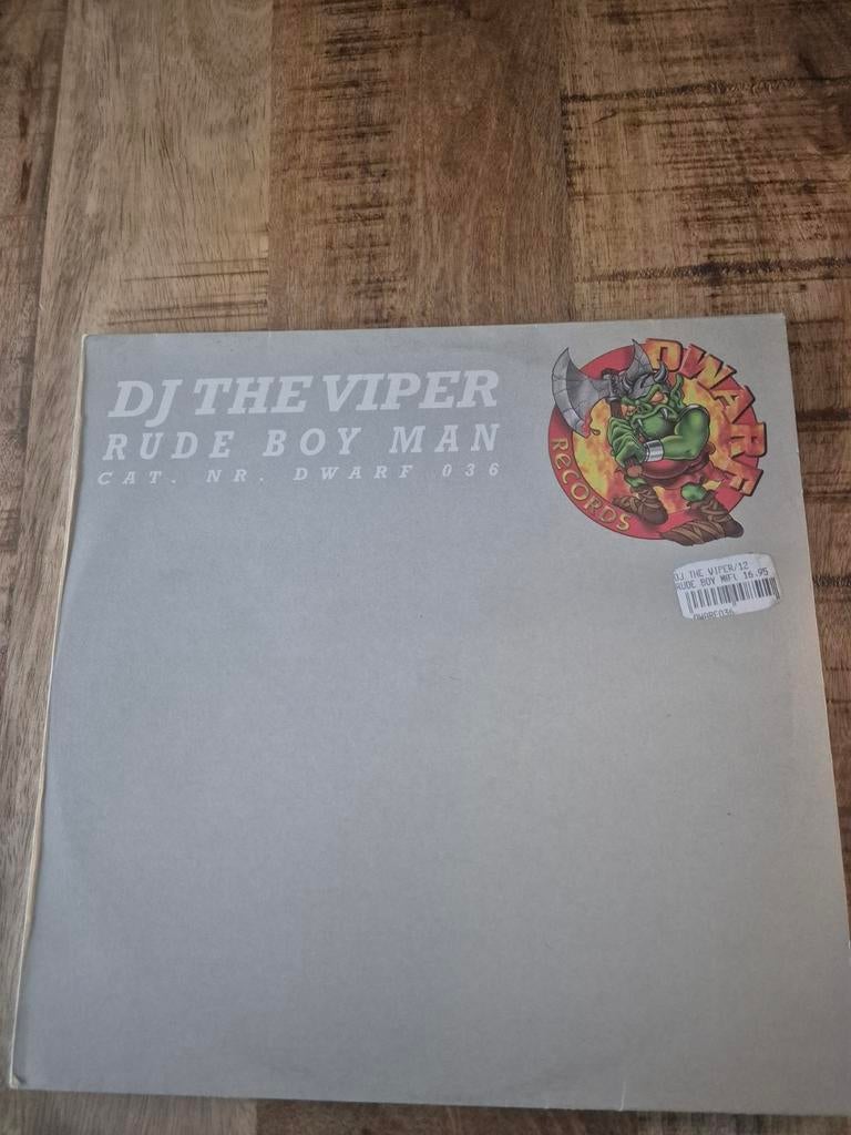 DJ The Viper - Rud boyy Man (D36)  dwarfrecords, Cd's en Dvd's, Vinyl | Dance en House, Ophalen of Verzenden, Gebruikt, 12 inch