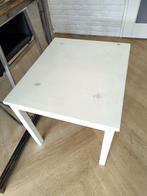 Ikea kindertafel Sundvik / bijzettafeltje wit, Gebruikt, 55 tot 75 cm, Basic, Rechthoekig