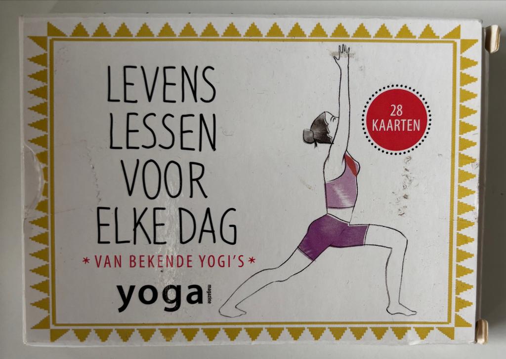 Levenslessen voor elke dag - 28 Yoga Magazine kaarten, Ophalen of Verzenden, Zo goed als nieuw, Overig