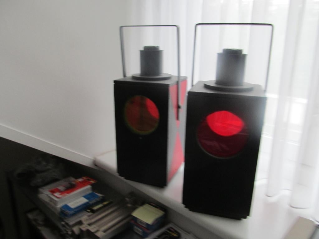 2 x Theater Trein Lantaarns, Ophalen, Zo goed als nieuw, Toneelattributen of Onderdelen